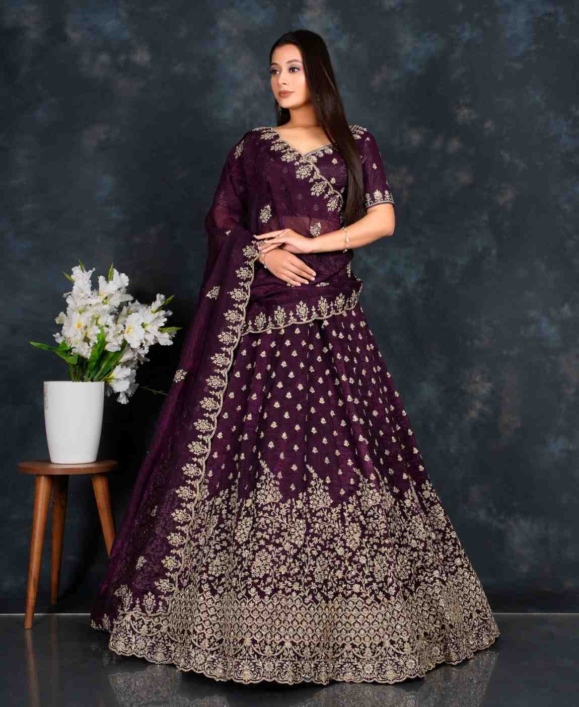 Georgette Flair Lehenga Choli